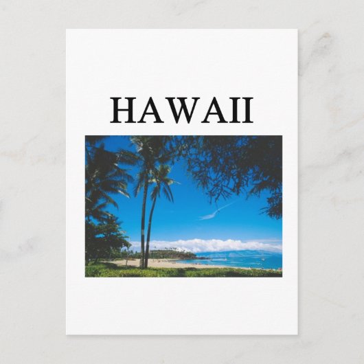 Carte Postale hawaï (Devant)