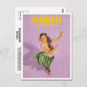 Carte Postale Hawaï - L'État d'Aloha (Devant / Derrière)