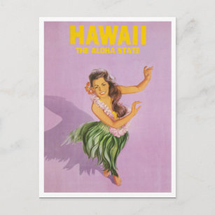 Carte Postale Hawaï - L'État d'Aloha