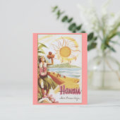 Carte Postale Hawaï - où commencent les rêves (Debout devant)