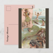 Carte Postale Hawaï vintage (Devant / Derrière)