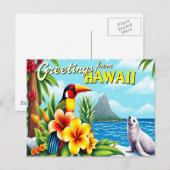 Carte postale HAWAII (Devant / Derrière)