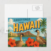 Carte postale HAWAII (Devant / Derrière)