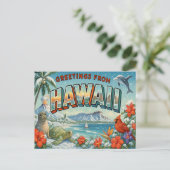 Carte postale HAWAII (Debout devant)
