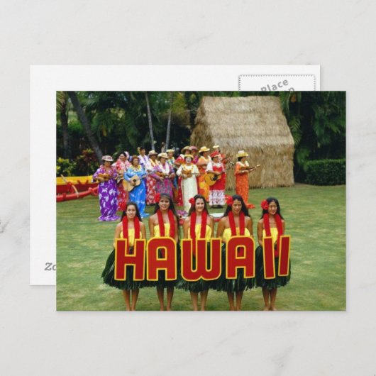 Carte Postale Hawaii (Devant / Derrière)