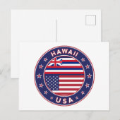 Carte Postale Hawaii (Devant / Derrière)