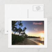 Carte Postale hawaii (Devant / Derrière)