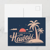 Carte postale Hawaii (Devant / Derrière)