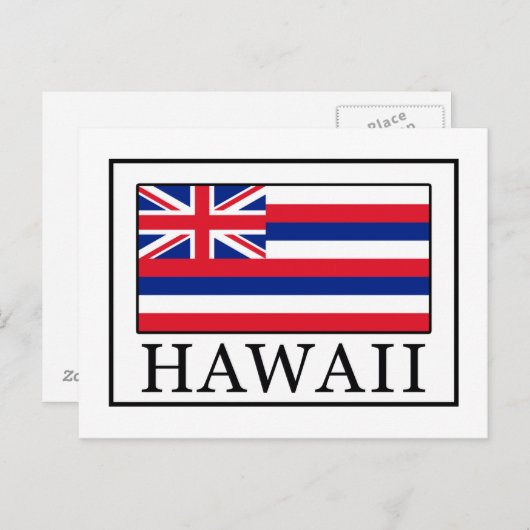 Carte Postale Hawaii (Devant / Derrière)