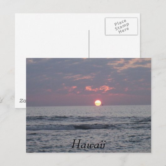 Carte Postale Hawaii (Devant / Derrière)