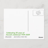 Carte Postale Hawaii 50e État (Dos)