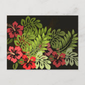 Carte Postale Hawaii Aloha Flower Art Print (Devant)