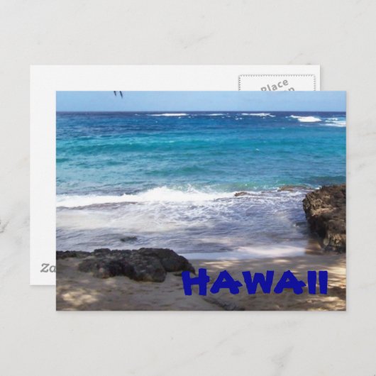 Carte postale Hawaii Beach (Devant / Derrière)