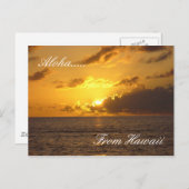 Carte Postale Hawaii Beach 2, Aloha...... De Hawaii (Devant / Derrière)