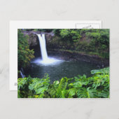 Carte Postale Hawaii, Big Island, Hilo, Rainbow Falls, Lush (Devant / Derrière)