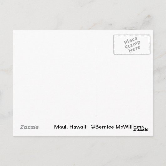 Carte Postale Hawaii Blue (Dos)