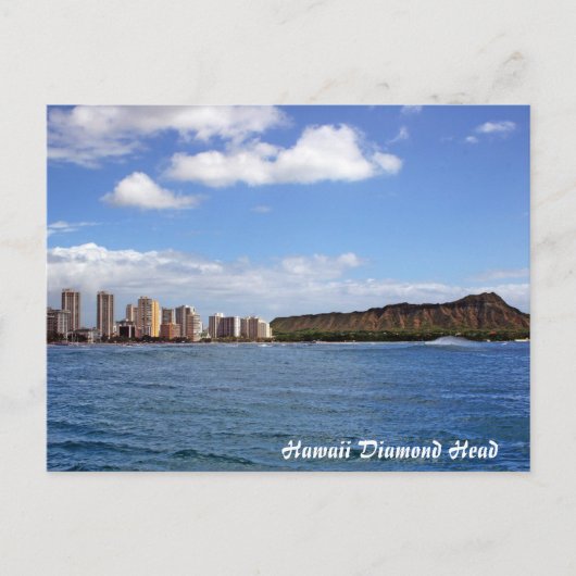 Carte Postale Hawaii Diamond Head (Devant)