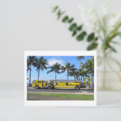 Carte postale Hawaii Fire Truck (Debout devant)