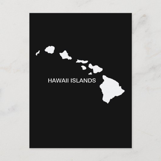 Carte Postale Hawaii Huit îles (Devant)