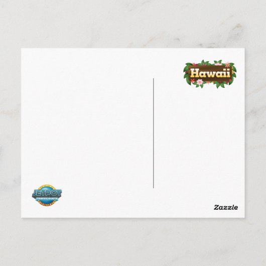 Carte postale Hawaii - Hula Dancer (Dos)