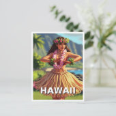 Carte Postale Hawaii Hula Dancer Voyage (Debout devant)