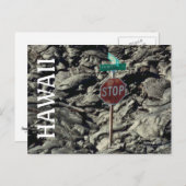Carte postale Hawaii Lava Stop Travel (Devant / Derrière)