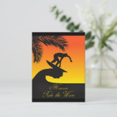 Carte Postale Hawaii, parcourez la vague, (Debout devant)