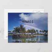CARTE POSTALE HAWAII RAINBOW (Devant / Derrière)