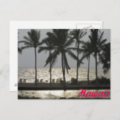 Carte Postale Hawaii Sunset Travel (Devant / Derrière)