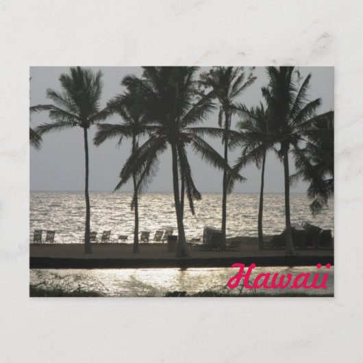 Carte Postale Hawaii Sunset Travel (Devant)