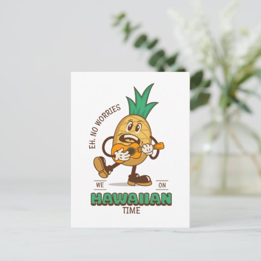 Carte postale Hawaii Time Chill (Debout devant)