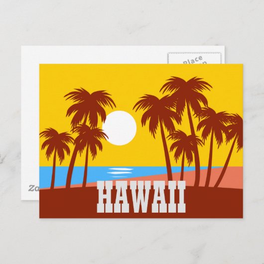 Carte postale Hawaii Travel (Devant / Derrière)