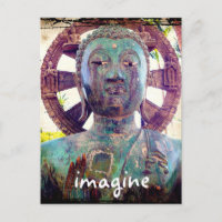 Hawaii Tropical Antique Bouddha Imagine Script