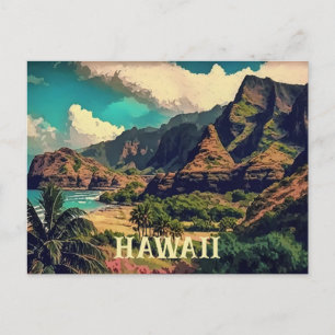 Carte postale Hawaii Tropical Shore