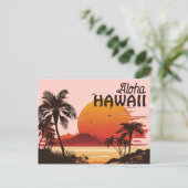 Carte postale Hawaii vintage (Debout devant)