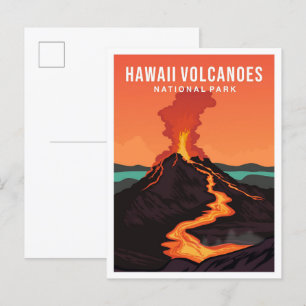 Carte Postale Hawaii Volcano National Park USA Travel