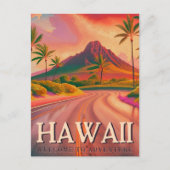 Carte Postale Hawaii Volcano Road Tropical Sunset Souvenirs 1960 (Devant)