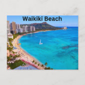 Carte Postale Hawaii Waikiki Beach (Devant)