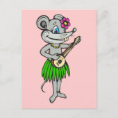 Carte Postale Hawaiian Hula Mouse (Devant)