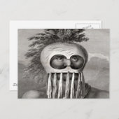 Carte Postale Hawaiian Koa Warrior (Devant / Derrière)