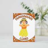 Carte postale Hawaiian Luau Invitation (Debout devant)