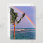 Carte Postale Hawaiian Rainbow postcard (Devant / Derrière)