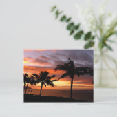 Carte postale Hawaiian Sunset (Debout devant)