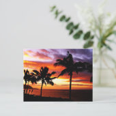 Carte postale Hawaiian Sunset (Debout devant)