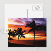 Carte postale Hawaiian Sunset (Devant / Derrière)
