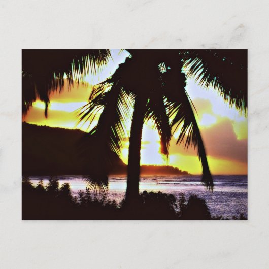 Carte postale Hawaiian Sunset (Devant)