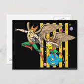 Carte Postale Hawkman & Hawkwoman (Devant / Derrière)