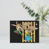 Carte Postale Hawkman & Hawkwoman (Debout devant)