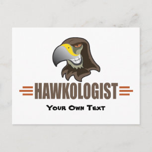 Carte Postale HAWKS - Oiseaux, mascotte d'équipe sportive scolai