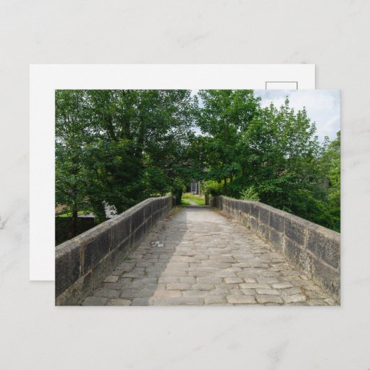 Carte Postale Hawksclough Bridge, Mytholmroyd (Devant / Derrière)